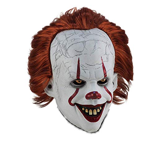 IT Creepy Mask Scary Clown Mask for Cosplay halloween party Prop Decoration (Mask 2)
