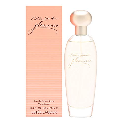 Estee Lauder Pleasures for Women Eau De Parfum Spray, Floral, 3.4 Fl Oz