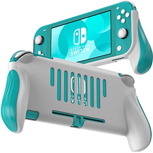 Grip for Nintendo Switch Lite, JUSPRO Ergonomic Comfort Handheld Protective Gaming Case Portable Cover Accessories Compatible with Nintendo Switch Lite