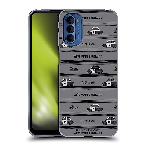 Head Case Designs Officially Licensed The Blues Brothers It's Dark Graphics Soft Gel Case Compatible with Motorola Moto G41