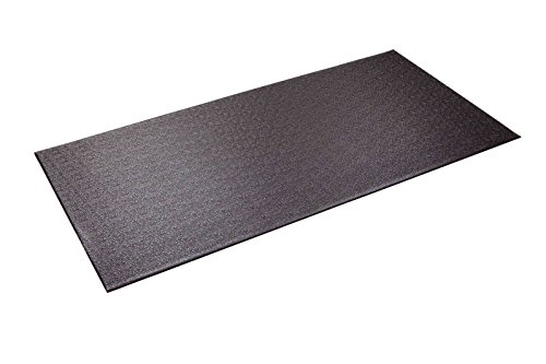 Supermats Heavy Duty Equipment Mat 13GS Made in U.S.A. for Indoor Cycles Recumbent Bikes Upright Exercise Bikes and Steppers (2.5 Feet x 5 Feet) (30-Inch x 60-Inch) (76.2 cm x 152.4 cm) , Black