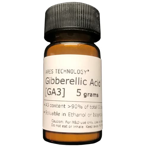Gibberellic Acid 5 Grams - 90% GA3 - Includes Measuring kit + Instructions