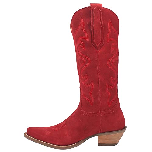 Dingo Boots Women's Out West Fashion Boot, Red, 8