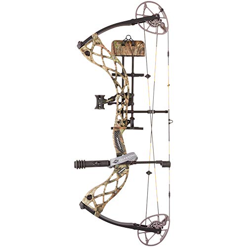 DIAMOND ARCHERY Deploy SB Fully Adjustable Equipped Durable Compound Bow with R.A.K. Package - RH, 60 Lbs, Breakup Country