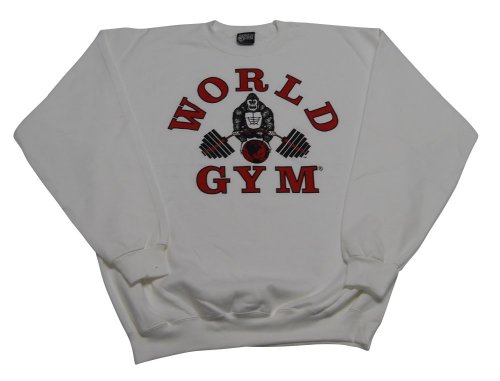 World Gym Sweatshirt- BSS01-XL- White