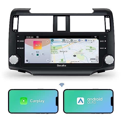 Dasaita 10.25' Car Radio for Toyota 4Runner 2014 2015 2016 2017 2018 with Wireless Carplay Android Auto, Built-in DSP, WiFi, Bluetooth, Car Stereo 1280x480 IPS Touch Screen, Head Unit