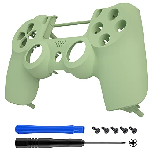 eXtremeRate Matcha Green Custom Faceplate Shell Compatible with ps4 Slim Pro Controller CUH-ZCT2 JDM-040/050/055 - Controller NOT Included