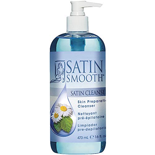 Satin Smooth Satin Cleanser Skin Preparation Cleanser, 16 oz