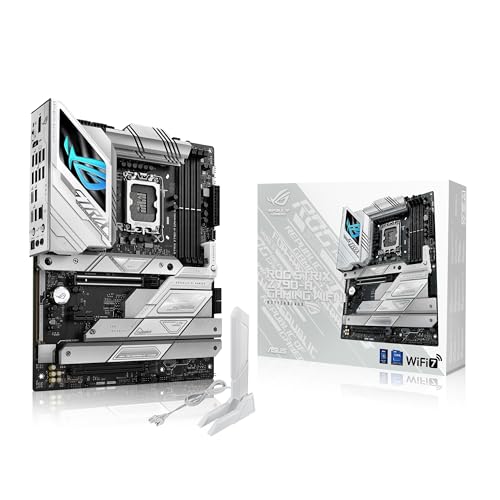 ASUS ROG Strix Z790-A Gaming WiFi II (WiFi 7) LGA 1700(Intel 14th & 13th & 12th Gen) ATX Gaming Motherboard(DDR5,5X M.2 Slots,PCIe 5.0 x16,Front-Panel USB Connector with PD 3.0 up to 30W).