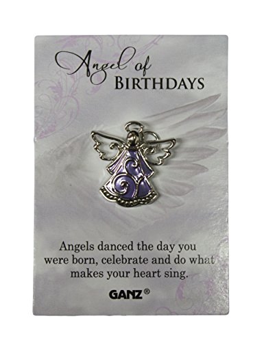Ganz Pin - Angel of Birthdays 'Angels danced the day you were born, celebrate and do what makes your heart sing.'