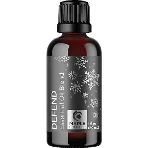 Defend Cleaning Essential Oil Blend - Pure Undiluted Natural Purification Essential Oils for Diffusers for Home Cleansing - Aromatherapy Essential Oil for Soap Making and Natural Household Cleaning