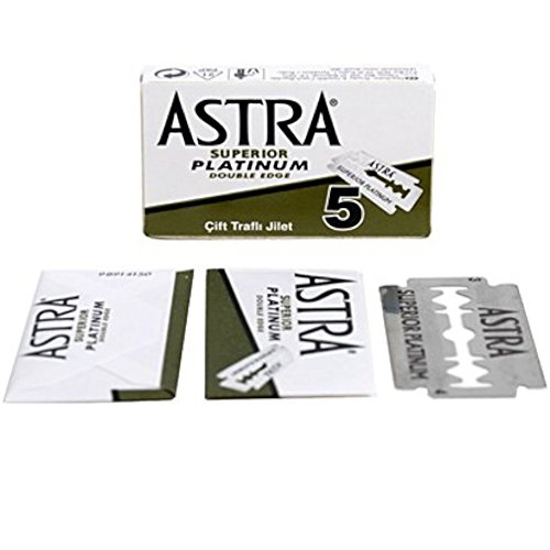 Astra Superior Platinum Double Edge Razor Blades - 30 Ct