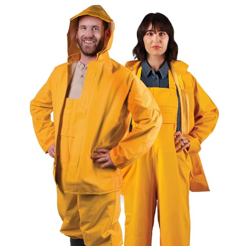 Stansport Commercial Rainsuit (2012-XL) X-Large, Yellow