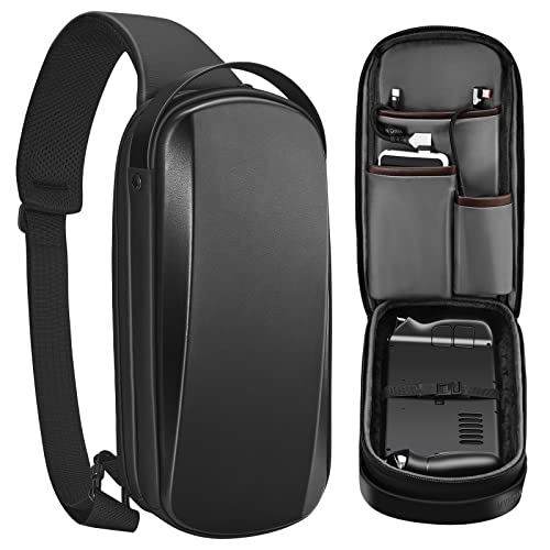 MVRPDXC Carrying Case for Steam Deck and Steam Deck OLED Console & Accessories, Shockproof Hard Shell Protective Crossbody Shoulder Chest Backpack with Pockets Fit Console for Travel and Home Storage