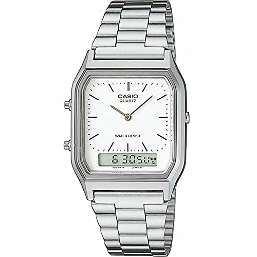 Casio (Casio) AQ – 230 A – 7d/aq230 a – 7d anadezi Metal Belt Silver Silver Dial Unisex watch [parallel import goods]