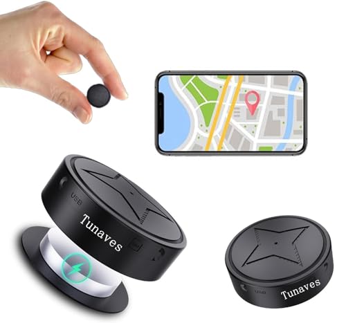 GPS Tracker for Vehicles, No Subscription, GPS Strong Magnetic Vehicle Anti-Lost Tracker, Smallest GPS Tracker Locator Real Time, Anti-Theft Micro GPS Tracking Device with Free App, 2024 Upgraded