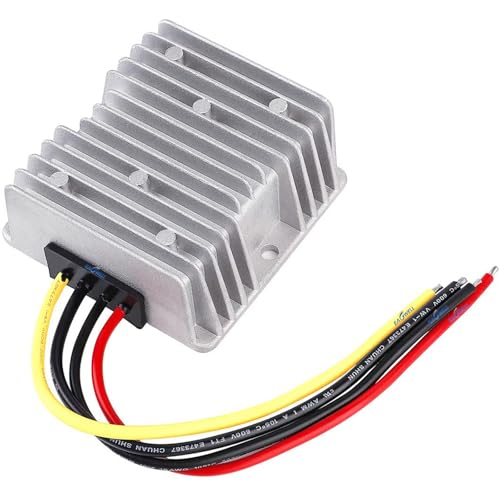 DC 12V Step Up to 48V 6A Boost Converter 288W DC Voltage Regulator Power Converter Transformer for Golf Cart Club Car Solar System