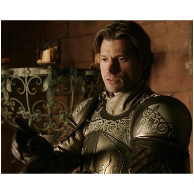 JAIME LANNISTER 8x10 Photo Game of Thrones KINGSLAYER posed in armor