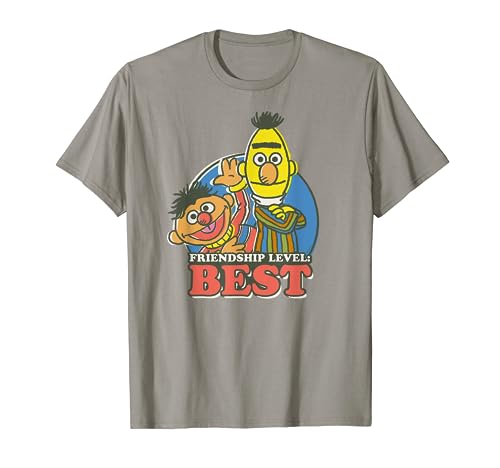 Sesame Street Bert & Ernie Friendship Level: Best T-Shirt