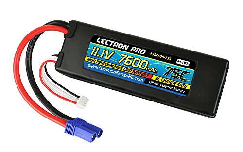 Lectron Pro Common Sense RC Lectron Pro 11.1V 7600Mah Hard Case Lipo Battery