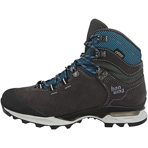 Hanwag Tatra Light GTX Backpacking Boot - Women's, Asphalt/Ocean, Medium, 7.5 H202501-64490-7.5