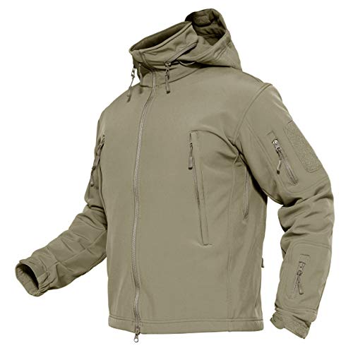 MAGCOMSEN Winter Coats for Men Snowboard Jacket Waterproof Jacket Ski Jacket Military Jacket Tactical Jacket Parka with Hood Raincoat