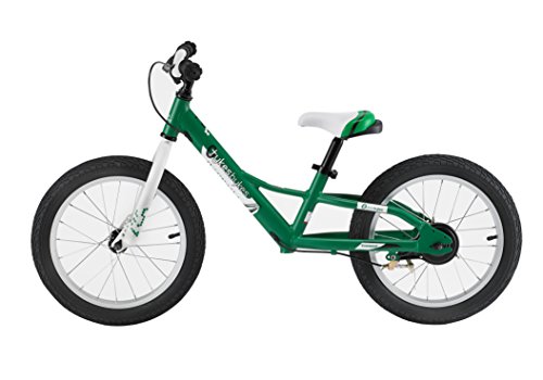 Tykesbykes Charger Kids Balance Bike, 16' Wheel, Green