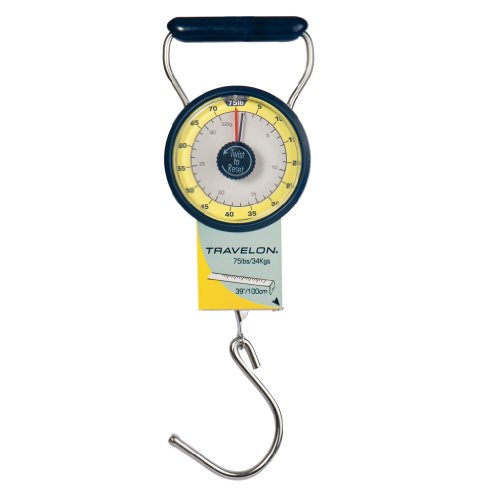 Travelon Stop and Lock Luggage Scale 4' H X 3' W X 1.5' D