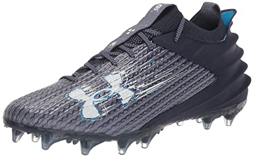 Under Armour Men's Blur Smoke 2.0 Molded Cleat, (400) Midnight Navy/Midnight Navy/White, 12, US