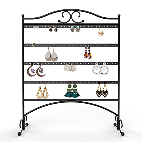 Mango Steam Jewelry Organizer for Hanging Earrings, Black