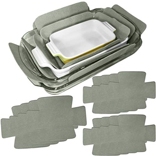 12 Pack - Evelots Bakeware Pan/Dish Scratch Protector-Large Sizes-Thick Felt