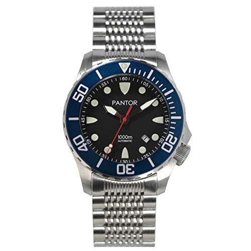 Pantor Seahorse Dive Watch,1000m Auotmatic Diver Watches,Big 45mm Watch Men (Seahorse003)
