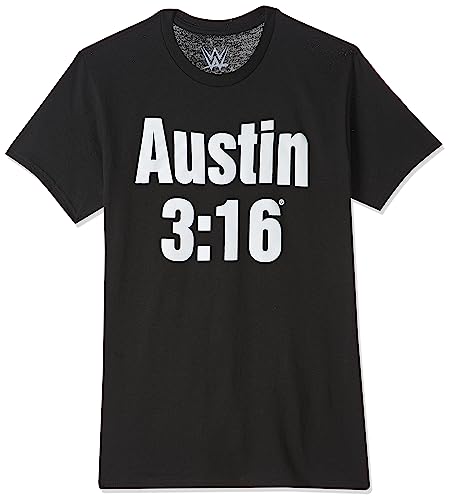 WWE mens Superstar Wrestlers Stone Cold Steve Austin the Rock Hulk Undertaker T-shirt T Shirt, Black/Skull, 3X-Large US
