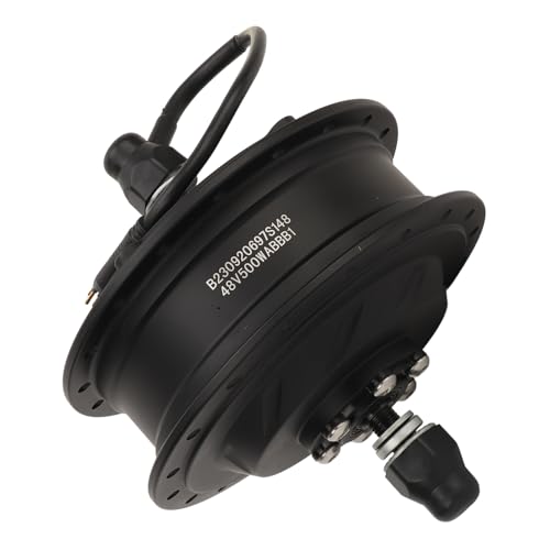 48V 500W Electric Scooter Hub Motor, Front Drive Scooter Wheel Motor Brushless Geared Hub Motor Waterproof Ebike Conversion Kit Rear Wheel Hub Motor for Mountain Bike Modification