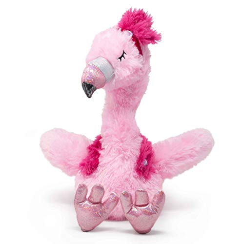 Cuddle Barn | Fun Times Fiona 12' Pink Flamingo Animated Stuffed Animal Plush Toy | Dances Neck Twists and Wings Flap to Girls Just Wanna Have Fun