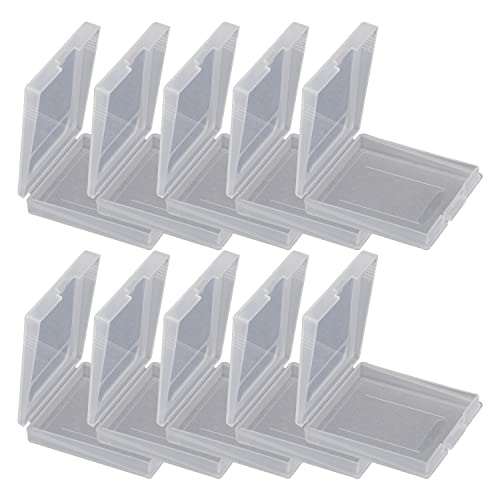 Game Card Case Games Cartridge Holder, Tectra 10pcs Clear Protective Game Cartridge Case Storage Box for Nintendo Gameboy Color GBC