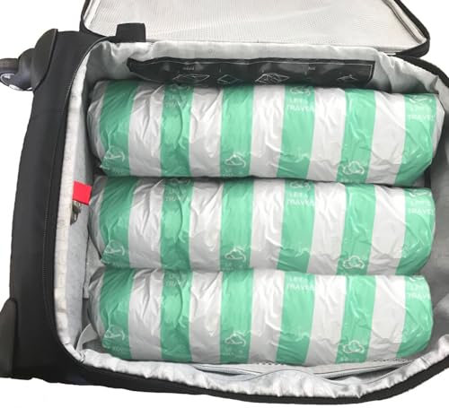 Biaggi 12-Pack Travel Compression Packing Cubes – Waterproof Space Saver Bags | Lightweight, Durable Material | Roll-Up Compression for Efficient Packing of Clothes and Travel Essentials