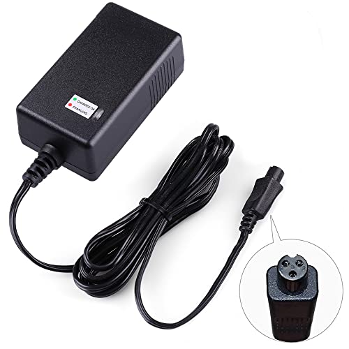 LotFancy Battery Charger, Compatible with Razor Electric Scooters, Swagtron T1, T3, T6, Swagway X1, IO Hawk, Power Supply Adapter for 36V 42V Lithium Battery, UL Listed, Mini 3-Prong Connector