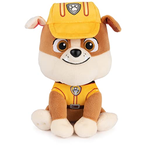 GUND Official PAW Patrol Rubble in Signature Construction Uniform Plush Toy, Stuffed Animal for Ages 1 and Up, 6' (Styles May Vary)