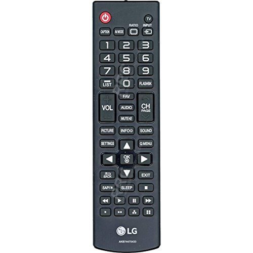 LG Electronics AKB74475433 TV Remote Control for 42LX330C, 42LX530S, 43LX310C, 49LX310C, 49LX341C, 49LX540S, 55LX341C, 55LX540S, 60LX341C, 60LX540S, 65LX341C, 65LX540S