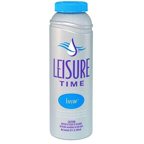 Leisure Time 12X1QT Enzyme Simple Care for Spas and Hot Tubs, 32 fl oz