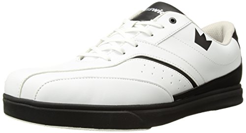 Brunswick Vapor Mens Bowling Shoe White/Black, 10.5