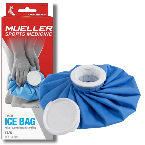 MUELLER Sports Medicine Reusable Ice Pack for Injuries and Pain Relief, Cold Therapy, Blue, 9 Inches
