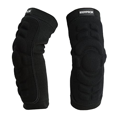 Bodyprox Elbow Protection Pads 1 Pair (Large), Elbow Guard Sleeve