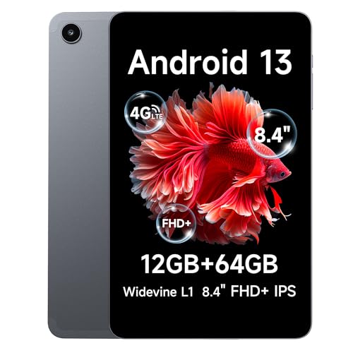 ALLDOCUBE iPlay50 Mini 8.4 inch Tablet Widevine L1 Android 13 Tablet, 12GB(4+8) RAM 64GB ROM, FHD 1920×1200 Incell IPS Display 8 core CPU Support 4G LTE BT5.0 5MP/5MP GPS