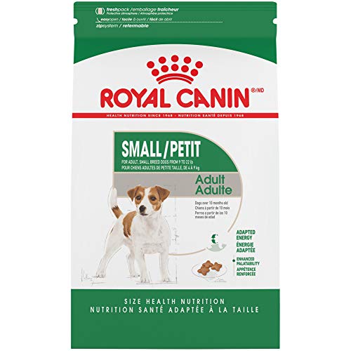 SMALL BREED DOG FOOD: Royal Canin Small Breed Adult Dry Dog Food is precise nutrition specifically made for small dogs 10 months to 8 years old weighing 9–22 lb