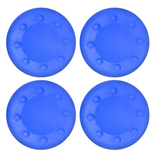 Neuvikter 4 Pcs for PS4 PS3 PS2 Xbox 360 ONE Controller Rubber Silicone Cap Thumbstick Thumb Stick X Cover Case Skin Joystick Grip Grips (Deep Blue)