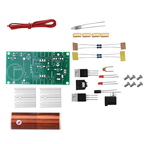 Tesla Coil Kit, Deosdum Mini Tesla Coil Module Plasma Speaker Unassembled DIY Electronic Kit 15W DC 15-24V 2A