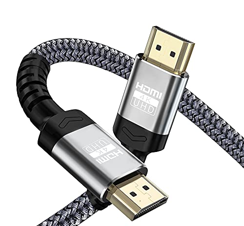 Soonsoonic 4K HDMI Cables 3Ft | 18Gbps Ultra High Speed HDMI 2.0 Cable & 4K@60Hz HDR ARC HDCP2.2 Ethernet-Braided HDMI Cord | for UHD TV Monitor Laptop Xbox PS4/PS5 ect (0.9m)