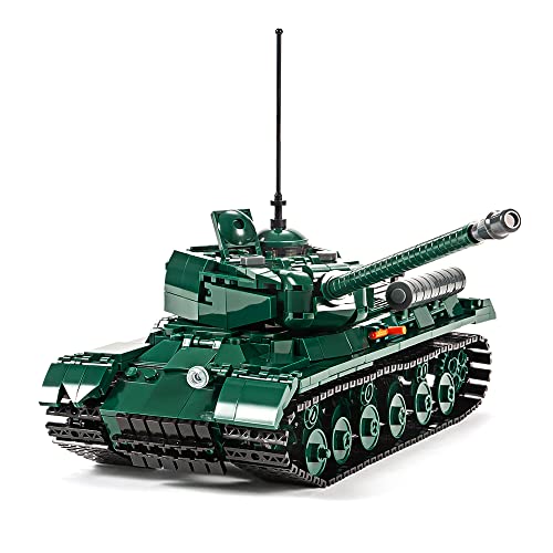 DAHONPA is-2 Heavy Tank Building Block(845 PCS),WW2 Military Historical Collection Tank Model with 3 Soldier Figures,Toys Gifts for Kid and Adult.